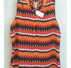 Banana Republic Collard Blouse Sz-PL (NWT) $25